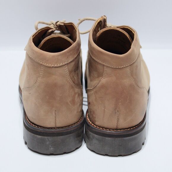 Orvis Brown Leather Moc Toe Chukka Boots Hiking Fishing Men Size 12 - Light Wear main image 5